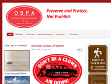 Tablet Screenshot of obpa.org